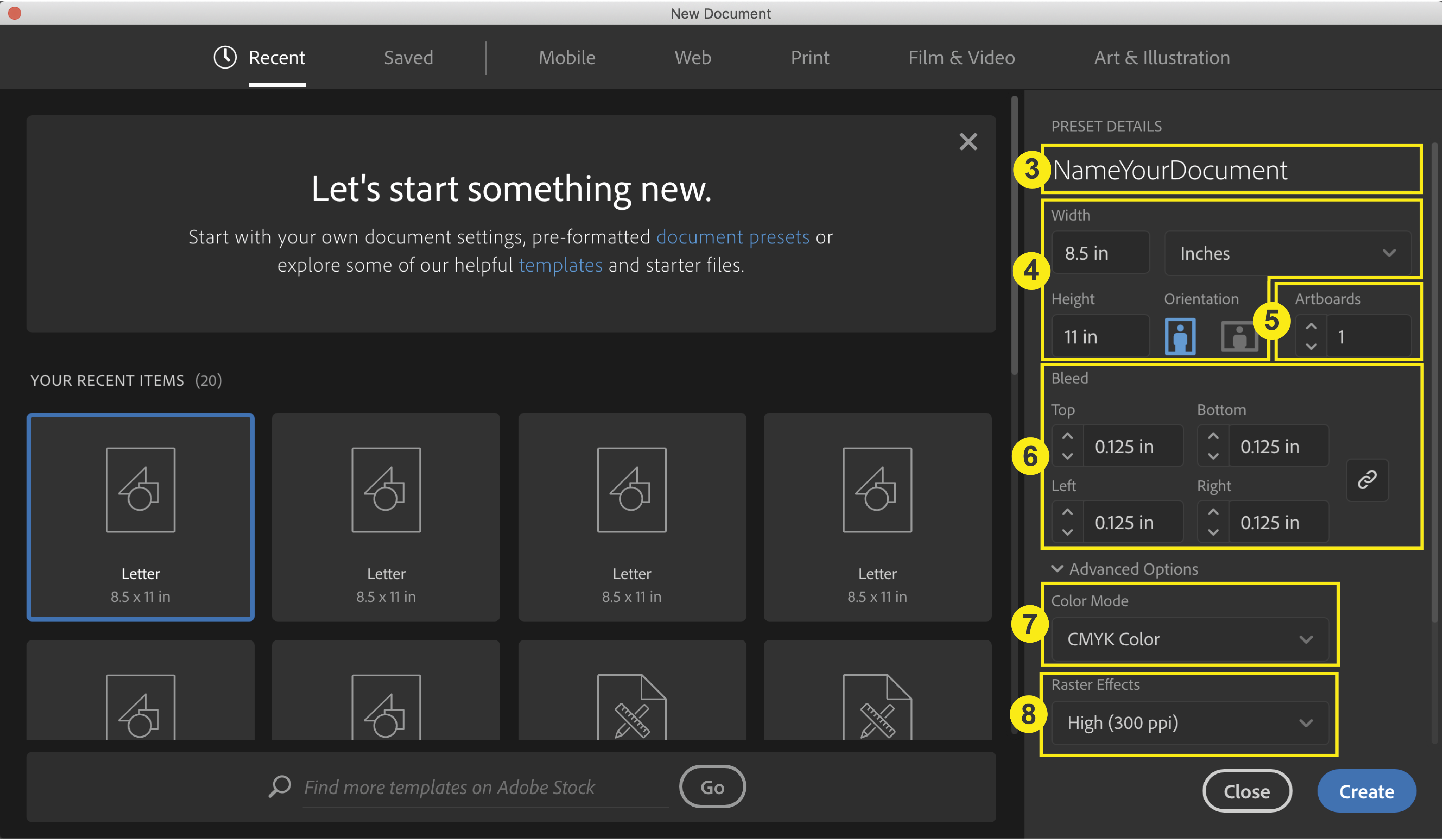 PrintingCenterUSA PrintReady File Creation Illustrator